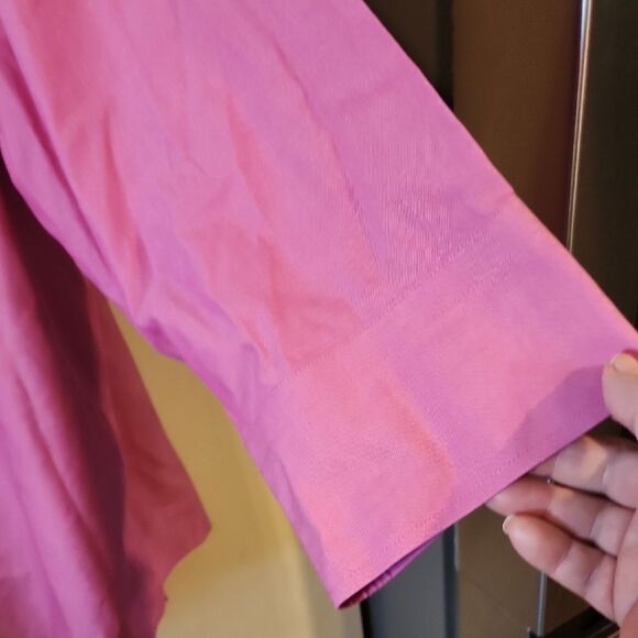 Pink Women's Button-Up Shirt - Picture 4 of 4
